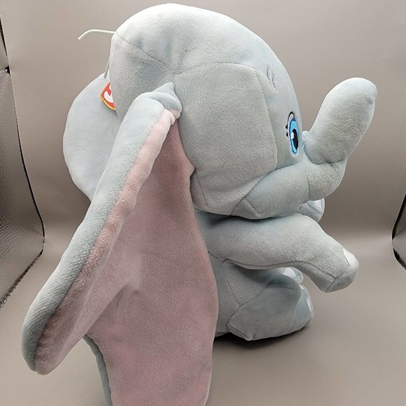 Dumbo Ty Beanie Baby Disney Sparkle 9" Plush Elephant Stuffed Toy Super Soft - Picture 4 of 12